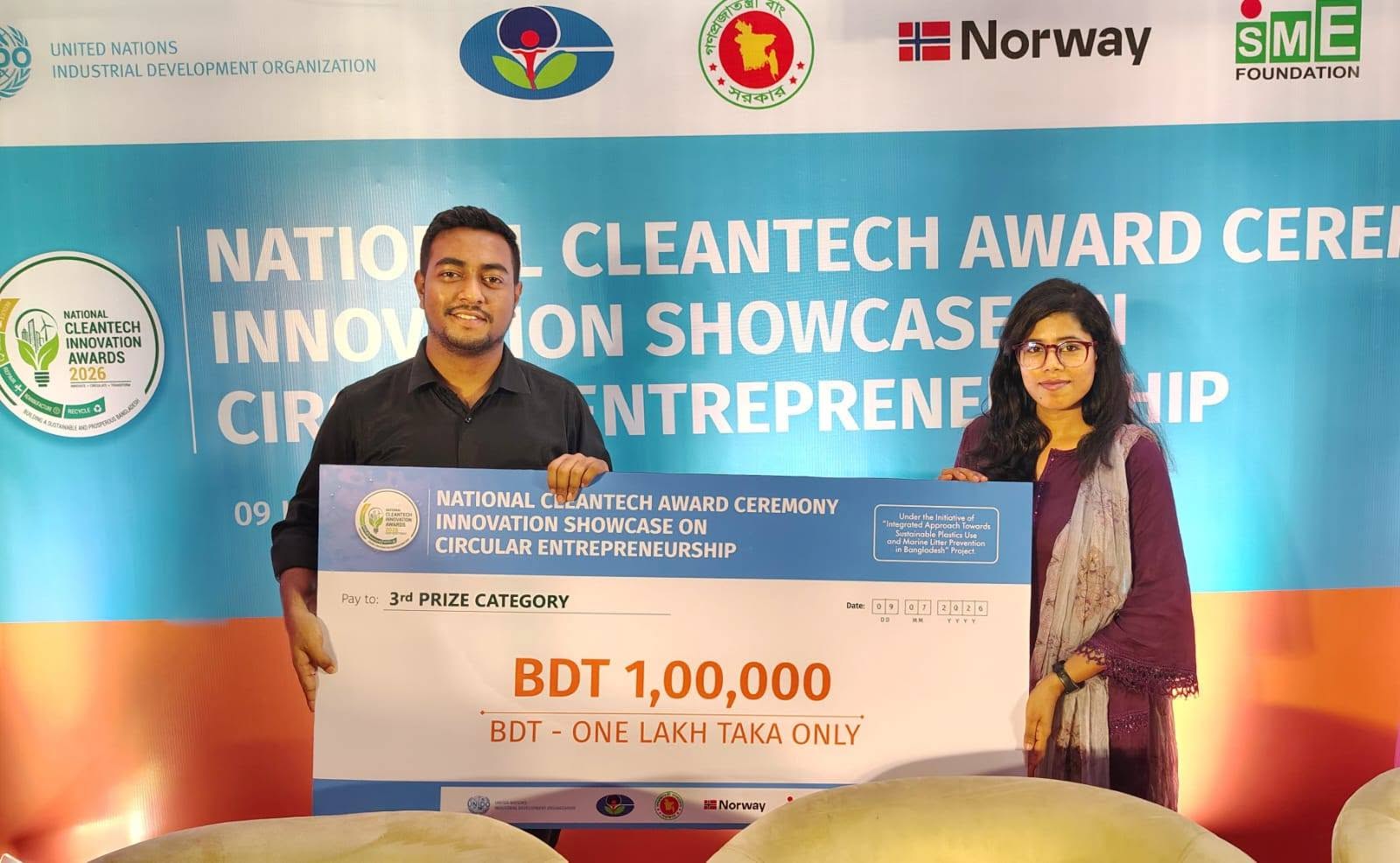 Economics Students Win 3rd Prize at National Cleantech Award
